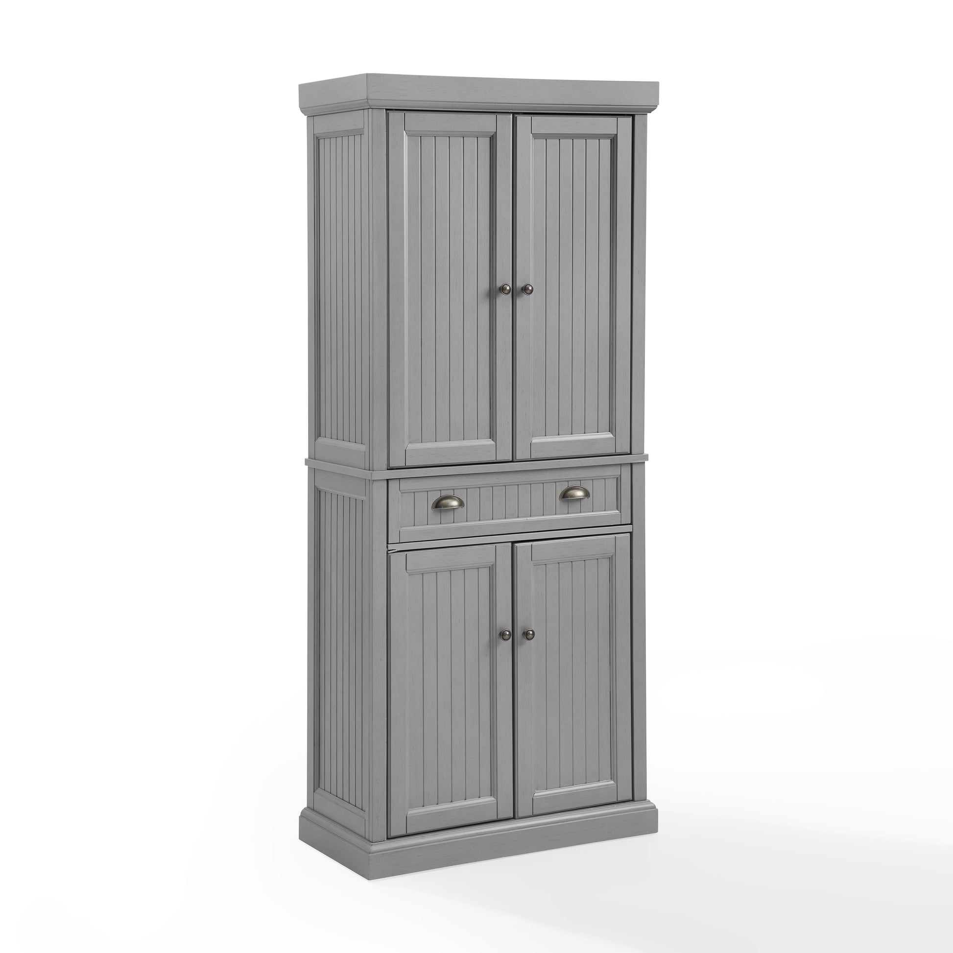 Furniture Seaside Pantry in Distressed Gray